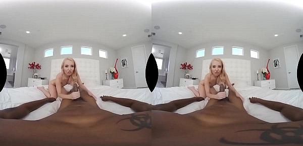  Naughty America VR - blondes in stockings with big tits fucking black dudes